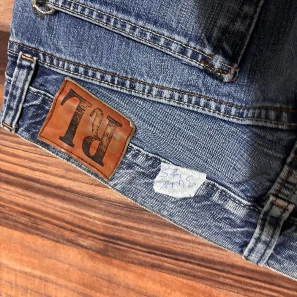 Vintage baggy Ralph Lauren blue denim jeans with bootcut like look Size 34x32